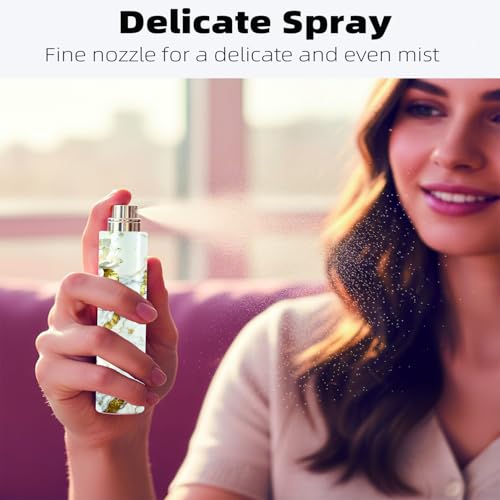 5ml Perfume Atomiser Refillable Bottles Portable Mini Spray Travel Bottle Easy to Refill Empty Atomizer Bottle for Purse Handbag Pocket Luggage,Bright Color (Bohemian pattern 1) - color: Bohemian pattern 1