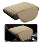Car Armrest Cushion, 12.2"×8.3" Leather Auto Memory Foam Center Console Pad with Storage Pocket, Waterproof & Anti-Scratch Elbow Pillow Armrest Seat Box Protector, Universal Fit (Beige) - color: Beige