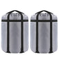 Compression Stuff Sack, 24L/36L/46L Sleeping Bags Storage Stuff Sack Organizer Waterproof Camping Hiking Backpacking Bag for Travel - Great Sleeping Bags Clothes Camping - color: Grey 24L 2-PACK