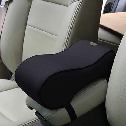 Timorn Car Armrest Cushion, Memory Foam Car Armrest Console,Car Center Console Armrest Pillow(Black)