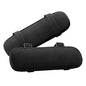 MOSISO Chair Armrest Pads (2 Pack), Memory Foam Home/Office Chair Arm Rest Covers Comfy Computer Gaming Elbow Cushion Removable Washable Elbow Support Forearm Pressure Relief, Black - color: Black