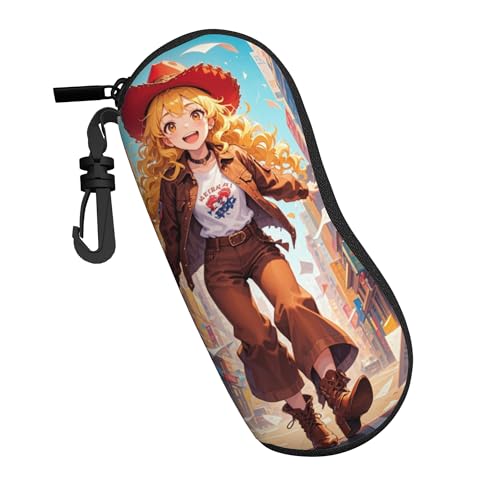Portable Leather Glasses Case Anti-pressure Glasses Bag Coin Purse Storage Bag Suitable for Men and Women - color: F