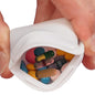 Home-X Small Pill Pouch – Squeeze-Open Pill Pouch for Medicine, Earbuds, Mints & Small Essentials – Portable Travel Pill Pouch with Easy Open & Secure Closure – Compact Pill Pouch for Purse & Pocket