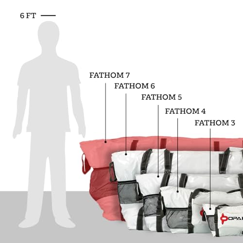 Opah Gear Fathom 7 Insulated Fish Kill Cooler Bag for Cow Tuna, 82' L x 30' W x 36' H, Heavy Duty, Marine-Grade Vinyl, UV Resistant, Camping & Fishing - style: Fathom 7 - 82'l X 30'w X 36'h