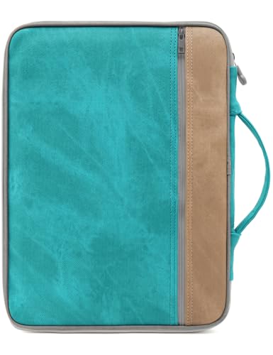 Lanola A4 Document Bags Portfolio Waterproof Business File Holder Travel Gear Organizer Electronics Accessories Bag - color: Green and Khaki