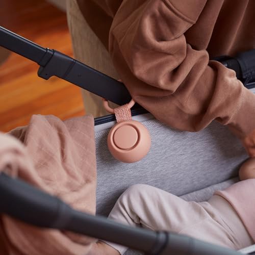 Hatch Go | Portable Sound Machine for Babies and Kids | Sleep Soother | 10 Soothing Sounds | White Noise | Shush | Travel | Registry Gift | Baby Shower | Clips on Stroller | Peach - color: Peach