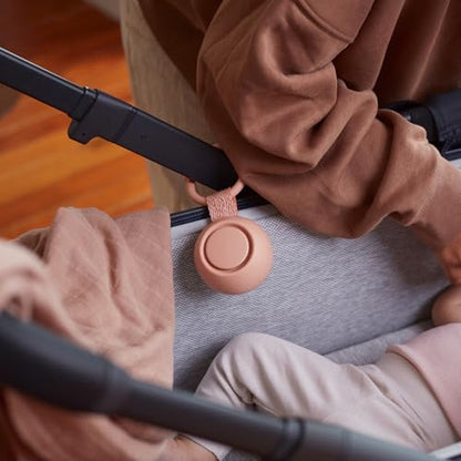 Hatch Go | Portable Sound Machine for Babies and Kids | Sleep Soother | 10 Soothing Sounds | White Noise | Shush | Travel | Registry Gift | Baby Shower | Clips on Stroller | Peach - color: Peach