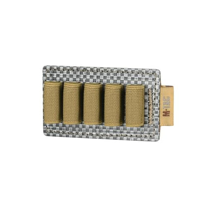 M-Tac Modular Ampoule Organizer Insert | Tactical Insert with Elastic Loops & Loop Velcro Backing | Fits Medical Kits & Backpacks, 5 Slot - color: Coyote, size: 2 ml