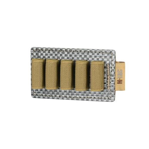 M-Tac Modular Ampoule Organizer Insert | Tactical Insert with Elastic Loops & Loop Velcro Backing | Fits Medical Kits & Backpacks, 5 Slot - color: Coyote, size: 2 ml