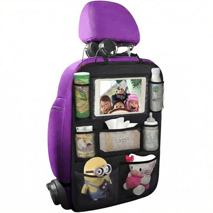 ONE PIX Backseat Car Organizer Mats Back Seat Organizers and Storage Bag with Touch Screen Tablet Holder for Kids Toddlers Car Seats, Travel Accessories, Road Trip Essentials Kids - size: 1 Pack