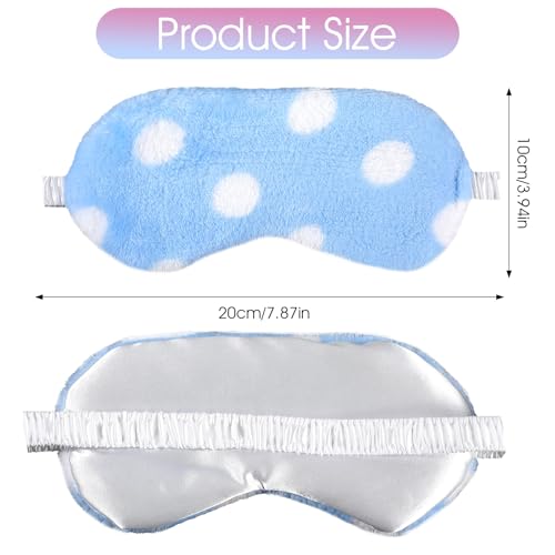 2PCS Plush Sleeping Eye Mask, Soft Plush Eye Mask, Fuffy Eye Cover Comfortable Sleep Mask Blindfold Rainbow Faux Fur Eye Shade for Women, Men and Kids Travel Nap Sleeping - color: Love