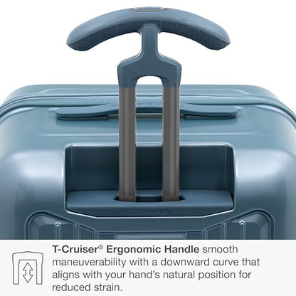 Traveler's Choice Ultimax II Polycarbonate Hardside Luggage with Spinner Wheels, Teal, 31-Inch Large Trunk - color: Teal, size: 31-Inch Large Trunk
