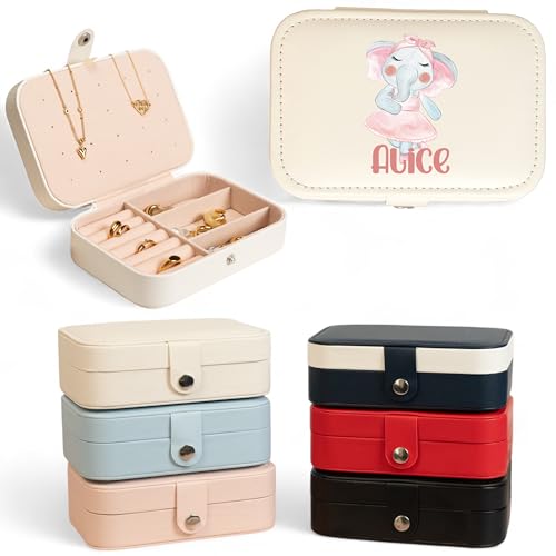 Custom Travel Jewelry Organizer, Jewelry Box, Ring Holder For Jewelry, Travel Accessories For Women, Jewerly Organizator, Bridesmaid Gifts - color: Ballerina 3