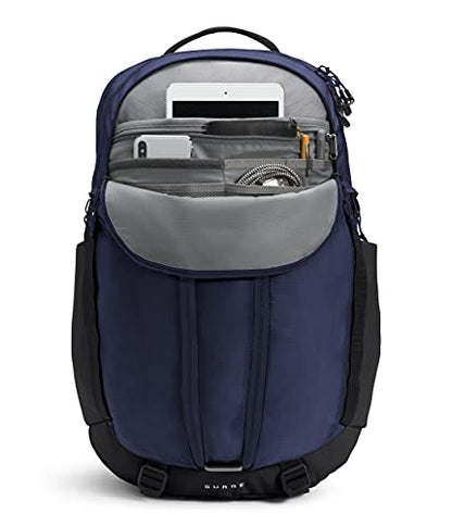 THE NORTH FACE Surge Commuter Laptop Backpack | Daypack With Water Repellent Finish, 16" Laptop Sleeve, Reflective Details - color: Tnf Navy/Tnf Black, size: One Size
