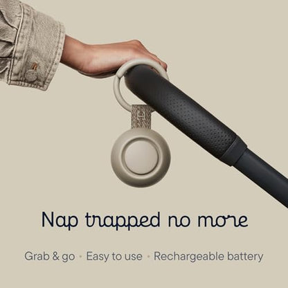 Hatch Go | Portable Sound Machine for Babies and Kids | Sleep Soother | 10 Soothing Sounds | White Noise | Shush | Travel | Registry Gift | Baby Shower | Clips on Stroller | Greige - color: Greige