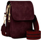 Fashion Small Crossbody Bags for Women Trendy Designer Cell Phone Purses Wallets with Card Holder Anti Theft Travel - color: Red