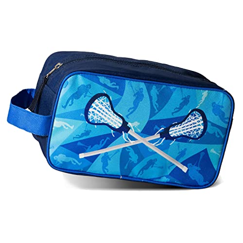 ChalkTalkSPORTS Sport Toiletry Bag - Sports Accessory Bag and Travel Kit - Multiple Sports - color: Love Lax