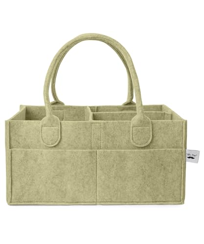 Mr. Pen- Baby Diaper Caddy Organizer, Olive Calm, Nursery Storage Bin and Car Organizer for Diapers and Baby Wipes - color: Olive Calm, size: 1 Pack, Regular