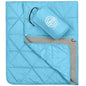 STOVER Outdoor Waterproof Fleece Travel Blanket for Camping, Picnics, Stadiums, Sports, the Beach– Warm, Windproof, Compact, Lightweight & Sand-Resistant (Sky Blue) - color: 02 - Sky Blue
