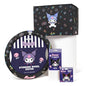 Sanrio Kuromi Car Trunk Organizer, Steering Wheel Cover, Air Freshener & Refill – Cute, Collapsible, Heavy-Duty Storage & Car Accessories for Groceries, Tools, Travel – 12.5"L x 12.5"W x 9"H - style: Pack Kuromi