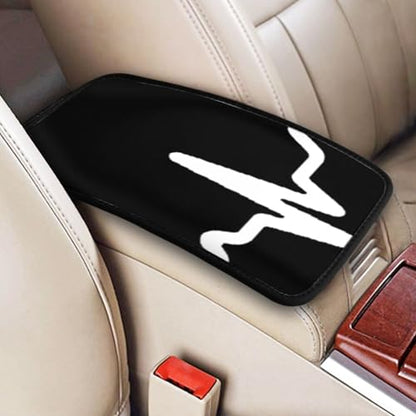Airplane Pilot Heartbeat Universal Center Console Armrest Cover Pad Car Armrest Protector for Most Cars, Suvs & Trucks, Cushion with Easy Installation