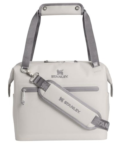 Stanley All Day Julienne Soft Cooler Bag and Lunch Box | Insulated Travel Bag with Zipper | BPA-Free - color: Ash, style: Midi