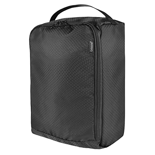 Gloppie Shoe Bags for Travel - Portable Shoes Storage Bag, Shoe Pouch, Shoe Packing Cubes for Men Women - Black - color: Leisure Charcoal