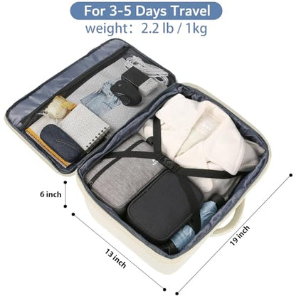 MATEIN Large Travel Backpack Women, Lightweight Carry on Backpack & Hidden Shoulder Straps, Waterproof Anti-Theft Daypack for Flight, Expandable Hiking Weekend Daypack, Travelling Gifts, Beige - color: Light Beige, size: X-Large