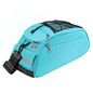 MOSISO Bike Rack Bag, Waterproof Bicycle Trunk Pannier Rear Seat Pouch Cycling Bike Carrier Backseat Storage Luggage Saddle Shoulder Bag - color: Sky Blue