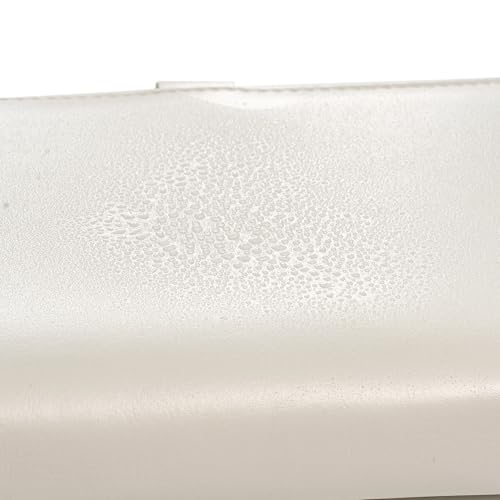 Women’s Travel Jewelry Case - Jewelry Ponch PU Leather Bag Ring Binder Organizer with Zipper Velvet Jewelry Pouches Bags - Cream White - color: Flatpattern_cream White