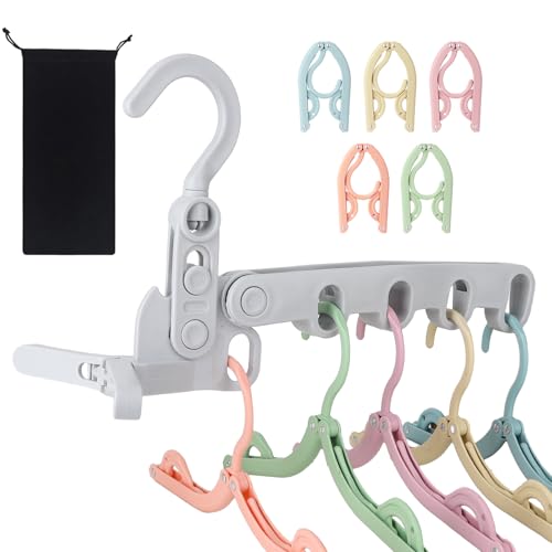 1Pcs Clothes Drying Rack Foldable and 10 Pcs Travel Hangers and 1pcs Organizer Bag,Foldable Design Doesn't take up Much Space, Great Combo for Travel/Hotel/Cruise. - style: 1+10 Pcs
