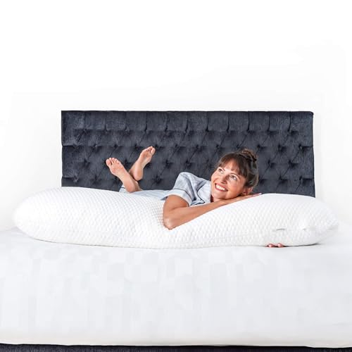 Aricove Body Pillow for Adults, Side Sleeper Pillow for Bed, Full Body Support in Long & Large Size, Tencel Lyocell Cover, Firm Memory Foam & Soft Microfiber, 20x54 inch, Machine Washable - size: Body Pillow Size 20"x54"