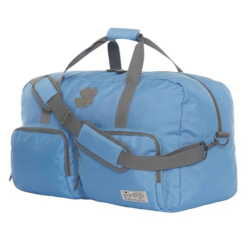 Lucky Travel Duffel Bags 115L, Gym Bag, Travel Bag & Large Duffle Bag for Men, Foldable Overnight Weekender Bags for Women & Men with Adjustable Shoulder Strap, - color: Light Blue, size: 115L