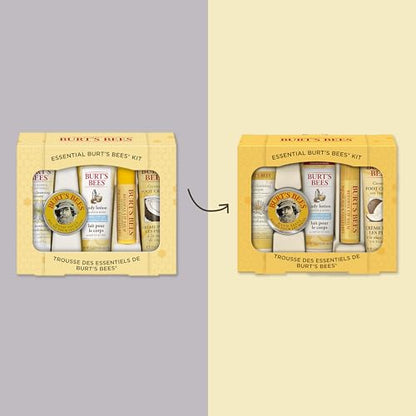 Burt's Bees Gifts Ideas - Essential Everyday Beauty Set, 5 Travel Size Products - Deep Cleansing Cream, Hand Salve, Body Lotion, Foot Cream and Lip Balm - style: Essentials Everyday Beauty Gift