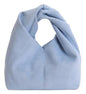 Slouchy Suede Crescent Crossbody Purses Women Cute Hobo Bags Trendy Satchels Underarm Shoulder Bag Travel Tote Handbag 2026 - color: A Suede Light Blue-no Strap
