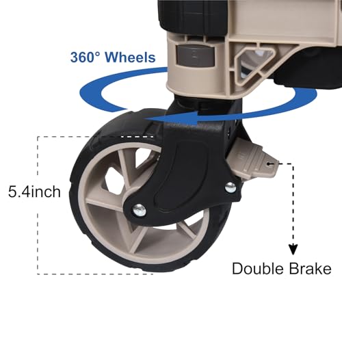 LEADALLWAY 3-in-1 Multi-Purpose Camping Table with Lamp Bracket