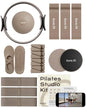 Pilates Kit for Women – Home Pilates Equipment Set with Ring, Ball & Resistance Bands | Pilates Starter Kit with Accessories in Gift Box - color: Taupe, style: Studio Kit - 15PC