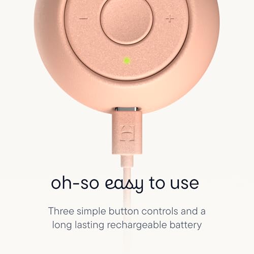 Hatch Go | Portable Sound Machine for Babies and Kids | Sleep Soother | 10 Soothing Sounds | White Noise | Shush | Travel | Registry Gift | Baby Shower | Clips on Stroller | Peach - color: Peach