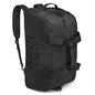 G4Free 70L Large Tactical Duffle Bag Men Sports Gym Backpack with Shoes Compartment Military MOLLE Duffel Backpack ( Black) - color: Black