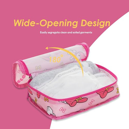 Sanrio's Hello Kitty Packing Cubes - 5 Piece Packing Cube Bags - Travel Essentials - Suitcase Luggage Organizer Set - Hello Kitty and Friends, My Melody, Kerromi, Kerropi, Badtz-Maru (My Melody) - color: Pink