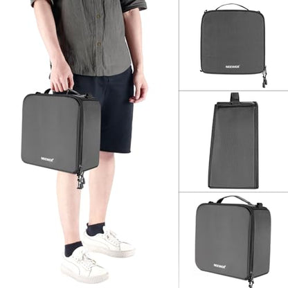 Neewer® Flexible Partition Camera Padded Bag Insert Protection Handbag for SLR DSLR Mirrorless Cameras and Lenses,Flash Light,Radio Trigger,Battery and Charger,Cables and Other Camera Accessories - style: Nb-pt