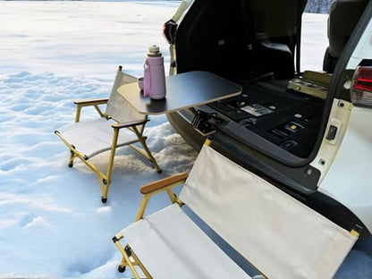 Generic Car Tail Table Portable Tailgate Camping Table for Cars, Vans & SUVs | Folding Outdoor Vehicle Table for Camping, Road Trips, Tailgating, and On-The-Go Workspaces