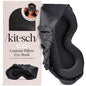 Kitsch Contour Pillow Eye Mask – Softer Than Silk Eye Masks for Sleep, Blindfold Sleep Masks for Women & Men, No Eye Pressure, Lightweight, Eye Care, Travel Essentials - Charcoal - color: Charcoal