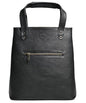 Premium Collection Genuine Leather Two-bottle Wine Tote | Luxury & Style Bag | Ideal Gift | Women and Men - color: Black