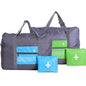 Travel Bag 2PCS Spirit Airlines Personal Item Bag 18x14x8 Foldable Travel Duffel Bag Tote Carry on Luggage Duffle Overnight for Women and Men(Green+Blue) - color: Green+Blue