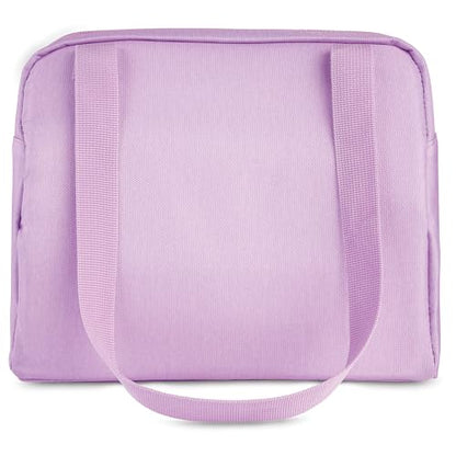 PackIt(R) Freezable Hampton Lunch Bag, Lavender, Built with EcoFreeze(R) Technology, Collapsible, Reusable, Zip Closure with Front Pocket and Shoulder Straps, Designed for Fresh Office Lunches - color: Lavender
