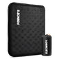 Inflatable Seat Cushion, Self Inflating Memory Foam Portable Stadium Seat Cushions for Bleachers Lightweight Camping Comfort Airplane Cushion for Long Flights Outdoor Events
