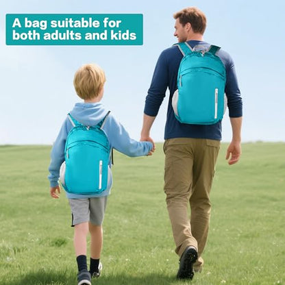 Waterproof Foldable Backpack Dry Storage Lightweight Daypack 35L Outdoor Backpack for Beach Men Women Sky Blue - color: Blue3