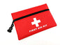 Red Emergency Pouch - Small Travel First Aid Bag for Car, Home, Office & Outdoors (8x5.5) - style: 8x5.5inch