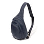 Baggallini Securtex® Anti-Theft Multi Zip Sling - Lightweight 8.6"x15.2" Travel Bag with Locking Zippers & RFID Protection - color: French Navy